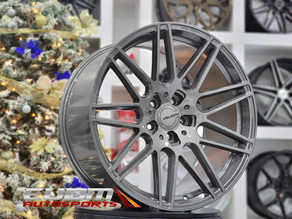 20" Velgen VF9 Gloss Gunmetal 5x112 ( Square Set ) ( Set of 4 )