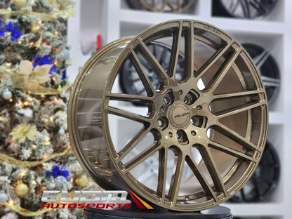 20" Velgen VF9 Gloss Bronze 5x115 ( Staggered Set ) ( Set of 4 )