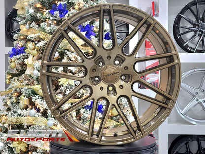 20" Velgen VF9 Gloss Bronze 5x115 ( Staggered Set ) ( Set of 4 )