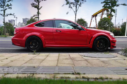 2012-2014 Mercedes Benz W204 C63 AMG Coupe BKSS Style Wide Full Body Kit - Carbonado Aero