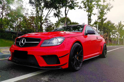 2012-2014 Mercedes Benz W204 C63 AMG Coupe BKSS Style Wide Full Body Kit - Carbonado Aero