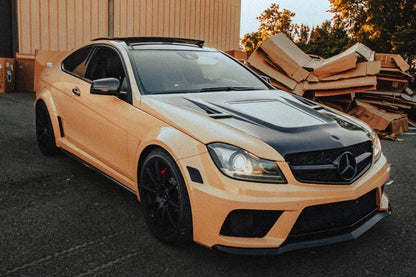 2012-2014 Mercedes Benz W204 C63 AMG Coupe BKSS Style Wide Full Body Kit - Carbonado Aero