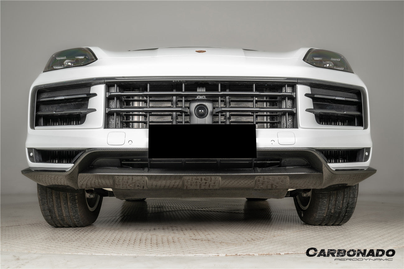 2024-2025 Porsche 9Y0.2 Cayenne S    E-Hybrid    Coupe OEM Style Dry Carbon Fiber Front Lip