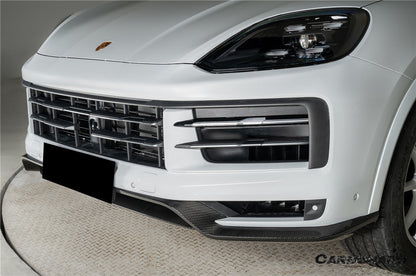 2024-2025 Porsche 9Y0.2 Cayenne S    E-Hybrid    Coupe OEM Style Dry Carbon Fiber Front Lip