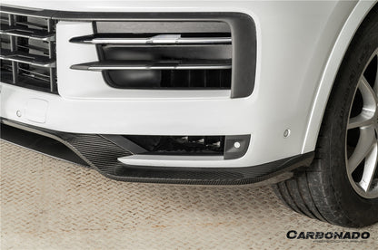 2024-2025 Porsche 9Y0.2 Cayenne S    E-Hybrid    Coupe OEM Style Dry Carbon Fiber Front Lip