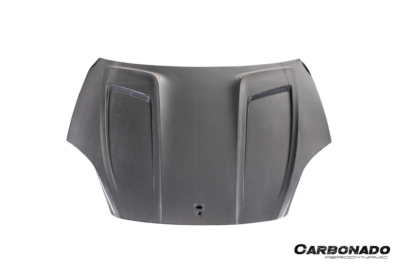 2024-2025 Porsche 9Y0.2 Cayenne S   Coupe    E-Hybrid KT Style Dry Carbon Fiber Hood