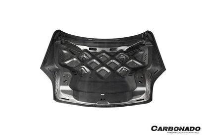 2024-2025 Porsche 9Y0.2 Cayenne S   Coupe    E-Hybrid KT Style Dry Carbon Fiber Hood