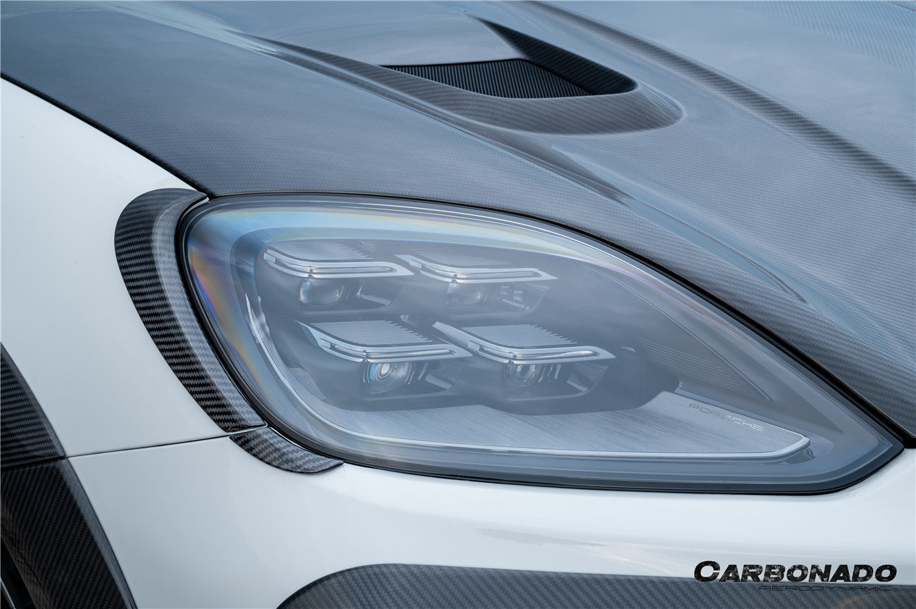 2024-2025 Porsche 9Y0.2 Cayenne S    Coupe    E-Hybrid MSY Style Dry Carbon Fiber Hood