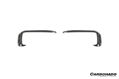 2024-2025 Porsche 9Y0.2 Cayenne S   Coupe    E-Hybrid MSY Style Dry Carbon Fiber Front Bumper Vent Trims