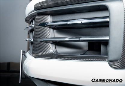 2024-2025 Porsche 9Y0.2 Cayenne S   Coupe     E-Hybrid OEM Style Dry Carbon Fiber Front Bumper Side Vent Cover