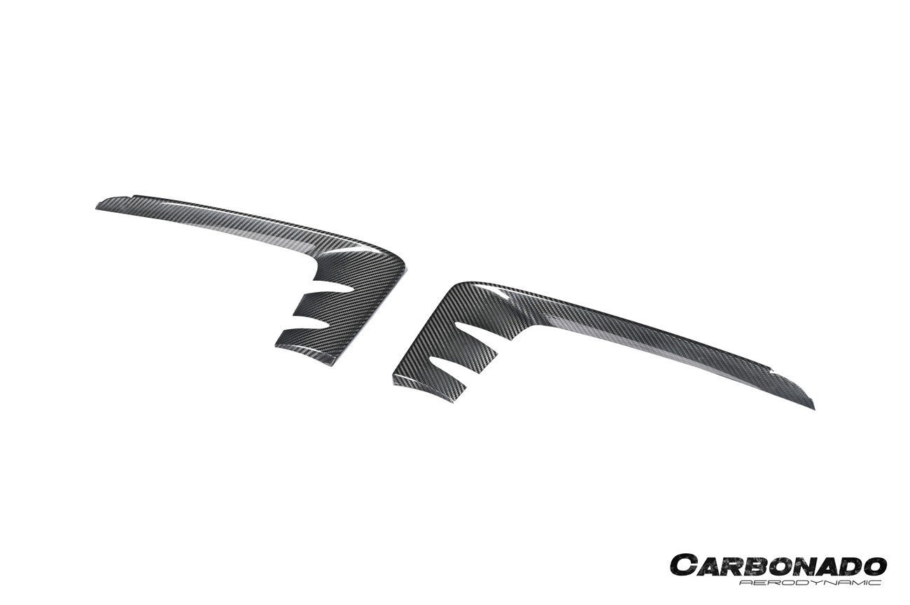 2024-2025 Porsche 9Y0.2 Cayenne S   Coupe     E-Hybrid OEM Style Dry Carbon Fiber Front Bumper Side Vent Cover