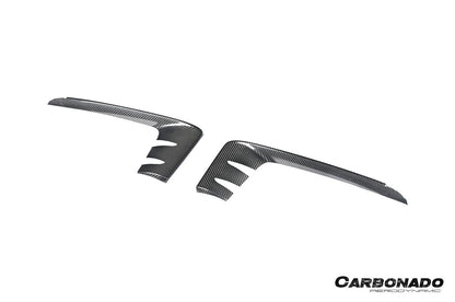 2024-2025 Porsche 9Y0.2 Cayenne S   Coupe     E-Hybrid OEM Style Dry Carbon Fiber Front Bumper Side Vent Cover