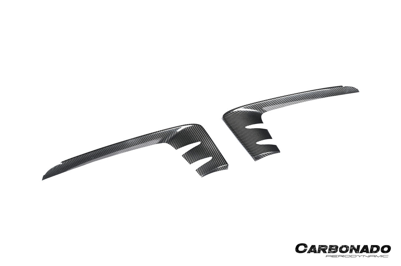 2024-2025 Porsche 9Y0.2 Cayenne S   Coupe     E-Hybrid OEM Style Dry Carbon Fiber Front Bumper Side Vent Cover