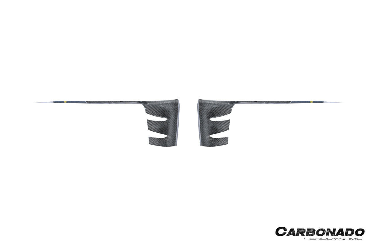 2024-2025 Porsche 9Y0.2 Cayenne S   Coupe     E-Hybrid OEM Style Dry Carbon Fiber Front Bumper Side Vent Cover