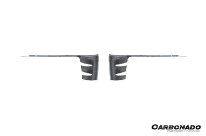 2024-2025 Porsche 9Y0.2 Cayenne S   Coupe     E-Hybrid OEM Style Dry Carbon Fiber Front Bumper Side Vent Cover