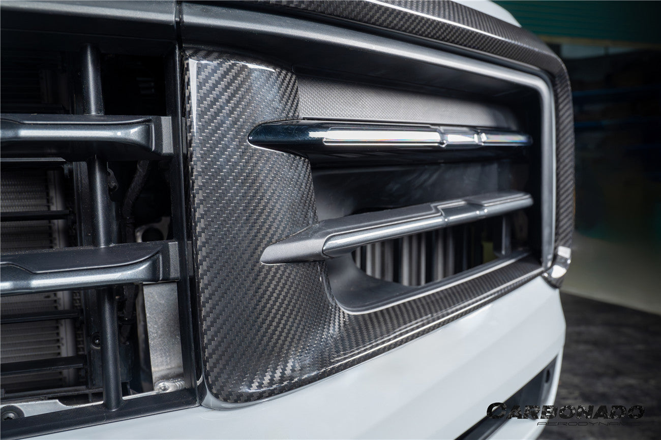 2024-2025 Porsche 9Y0.2 Cayenne S   Coupe     E-Hybrid OEM Style Dry Carbon Fiber Front Bumper Side Vent Cover