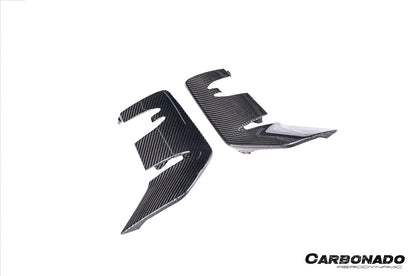 2024-2025 Porsche 9Y0.2 Turbo GT OEM Style Dry Carbon Fiber Front Bumper Side Vent Cove