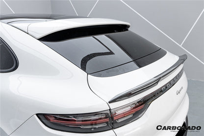 2018-2025 Porsche 9Y0 9YB Cayenne S    GTS    E-Hybrid Coupe Only KT Style Dry Carbon Fiber Trunk Spoiler
