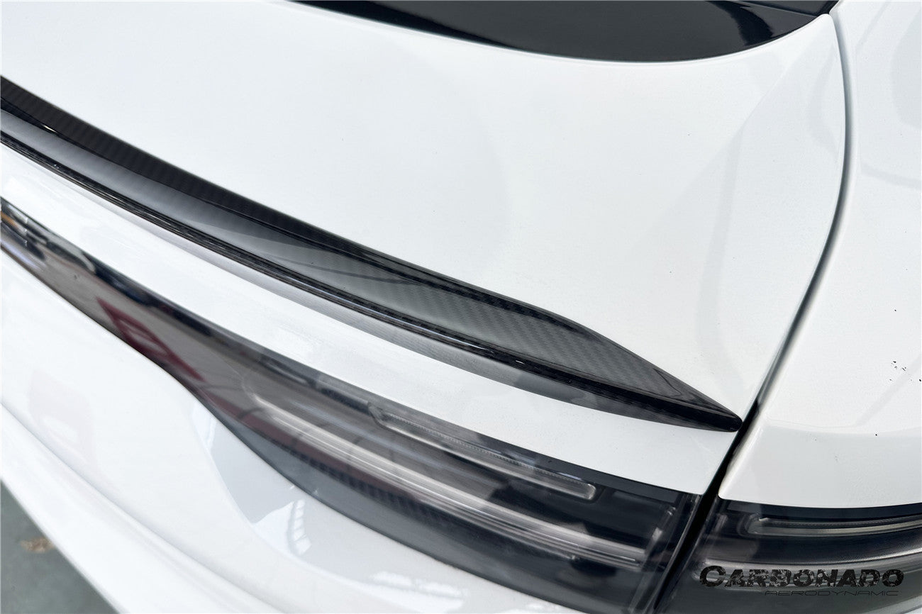 2018-2025 Porsche 9Y0 9YB Cayenne S    GTS    E-Hybrid Coupe Only Turbo Style Dry Carbon Fiber Trunk Spoiler