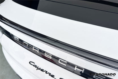 2018-2025 Porsche 9Y0 9YB Cayenne S    GTS    E-Hybrid Coupe Only Turbo Style Dry Carbon Fiber Trunk Spoiler