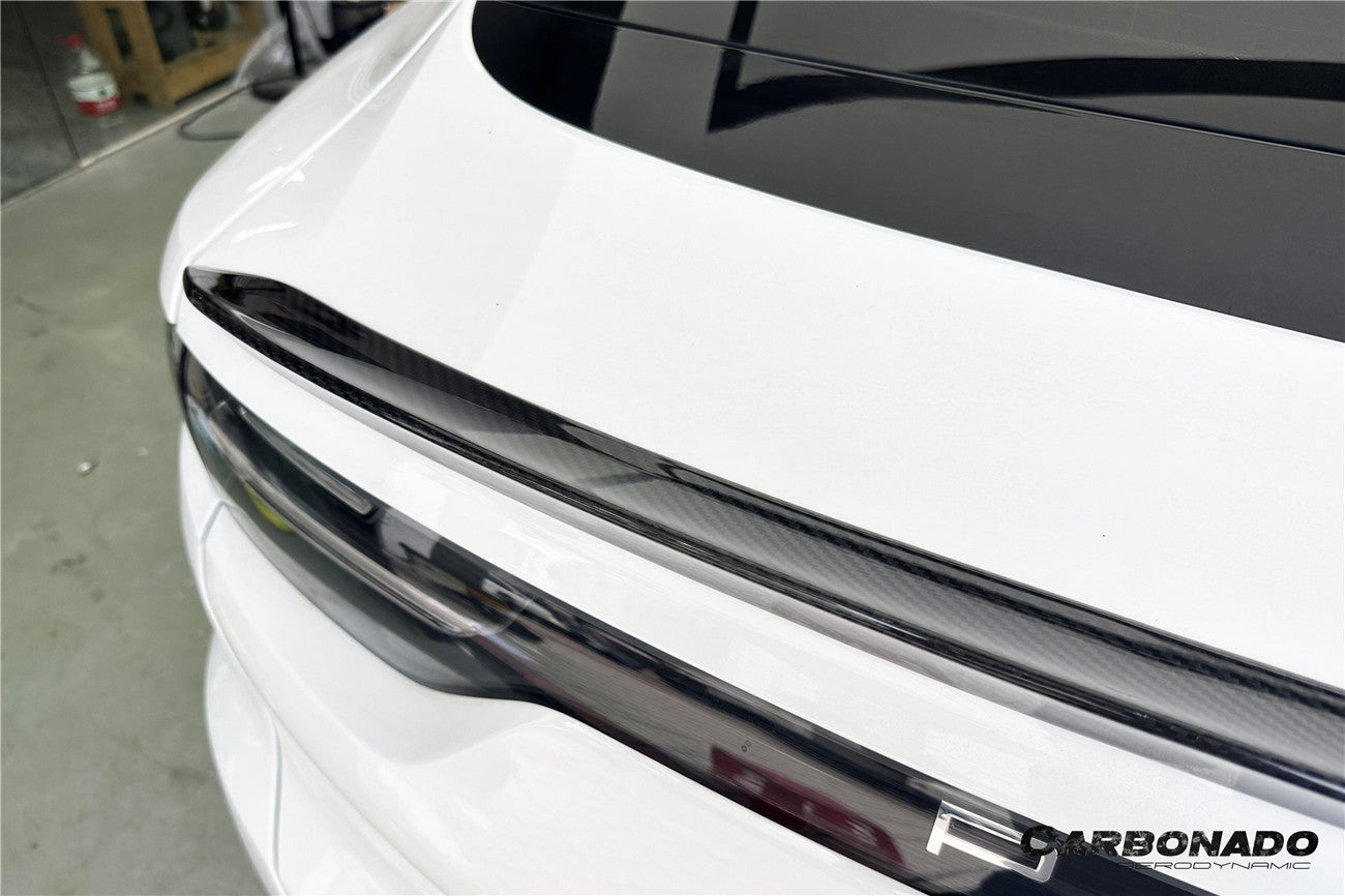 2018-2025 Porsche 9Y0 9YB Cayenne S    GTS    E-Hybrid Coupe Only Turbo Style Dry Carbon Fiber Trunk Spoiler
