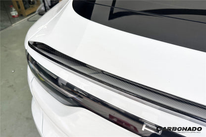 2018-2025 Porsche 9Y0 9YB Cayenne S    GTS    E-Hybrid Coupe Only Turbo Style Dry Carbon Fiber Trunk Spoiler