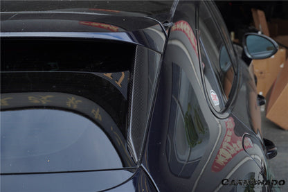 2018-2025 Porsche 9Y0 9YB Cayenne S    GTS    E-Hybrid Coupe Only KT Style Dry Carbon Fiber Rear Window Side Trims