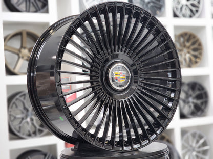 24" Flow Forged Wheels fit Cadillac Escalade ESV Platinum Sport V w/ Floater Caps