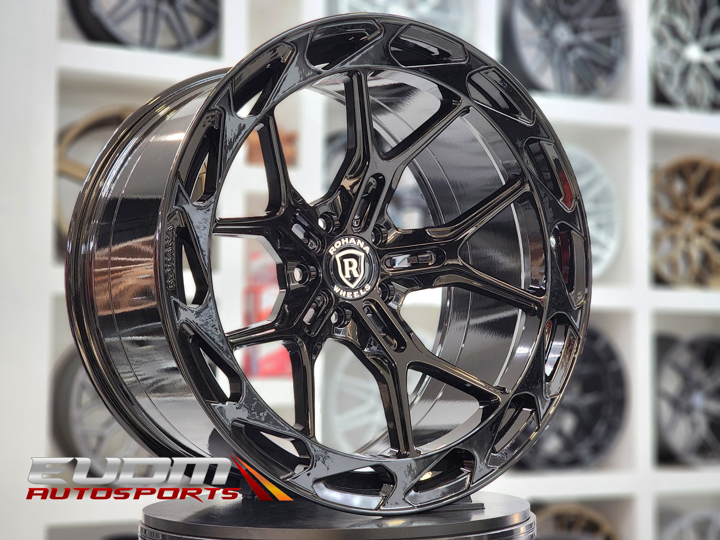 Rohana RFX19 20x10 ET40 / 20x10.5 ET38 Gloss Black 5x114 – (Staggered Set of 4)