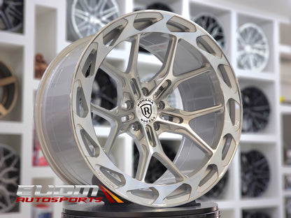 20" Rohana RFX19 Machine Silver 5x114 ( Square Setup ) ( Set of 4 )