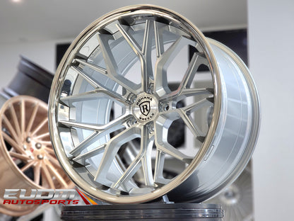 20" Rohana RFC3 Machine Silver 5x114 ( Square Setup ) ( Set of 4 )
