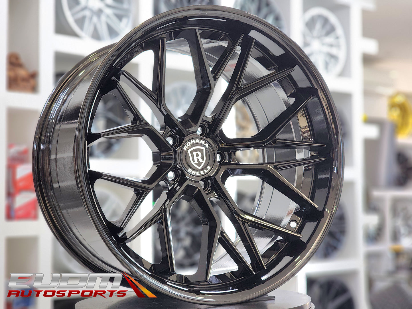 Rohana RFC3 19x8.5 ET35 Gloss Black 5x114 – (Square Set of 4)