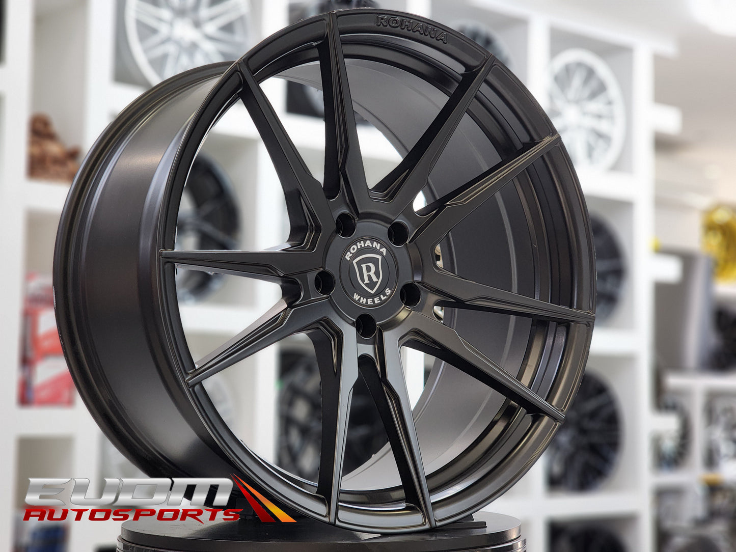 Rohana RFX2 19x9.5 ET30 Matte Black 5x112 – (Square Set of 4)