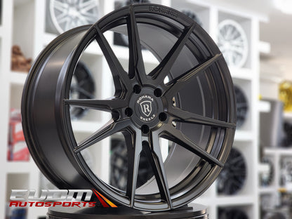 Rohana RFX2 19x9.5 ET30 Matte Black 5x112 – (Square Set of 4)