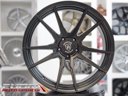 Rohana RFX2 19x9.5 ET30 Matte Black 5x112 – (Square Set of 4)