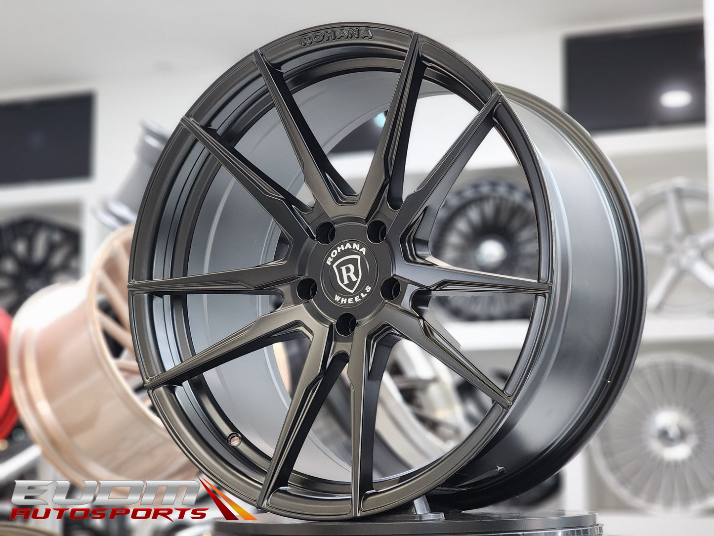 Rohana RFX2 19x9.5 ET30 Matte Black 5x112 – (Square Set of 4)