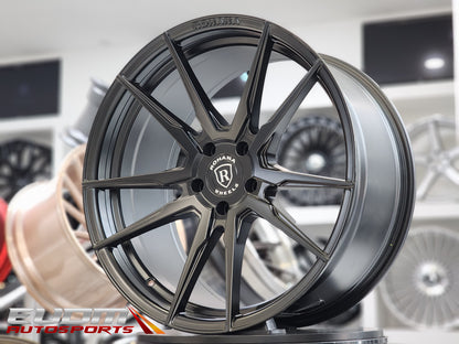 Rohana RFX2 19x9.5 ET30 Matte Black 5x112 – (Square Set of 4)