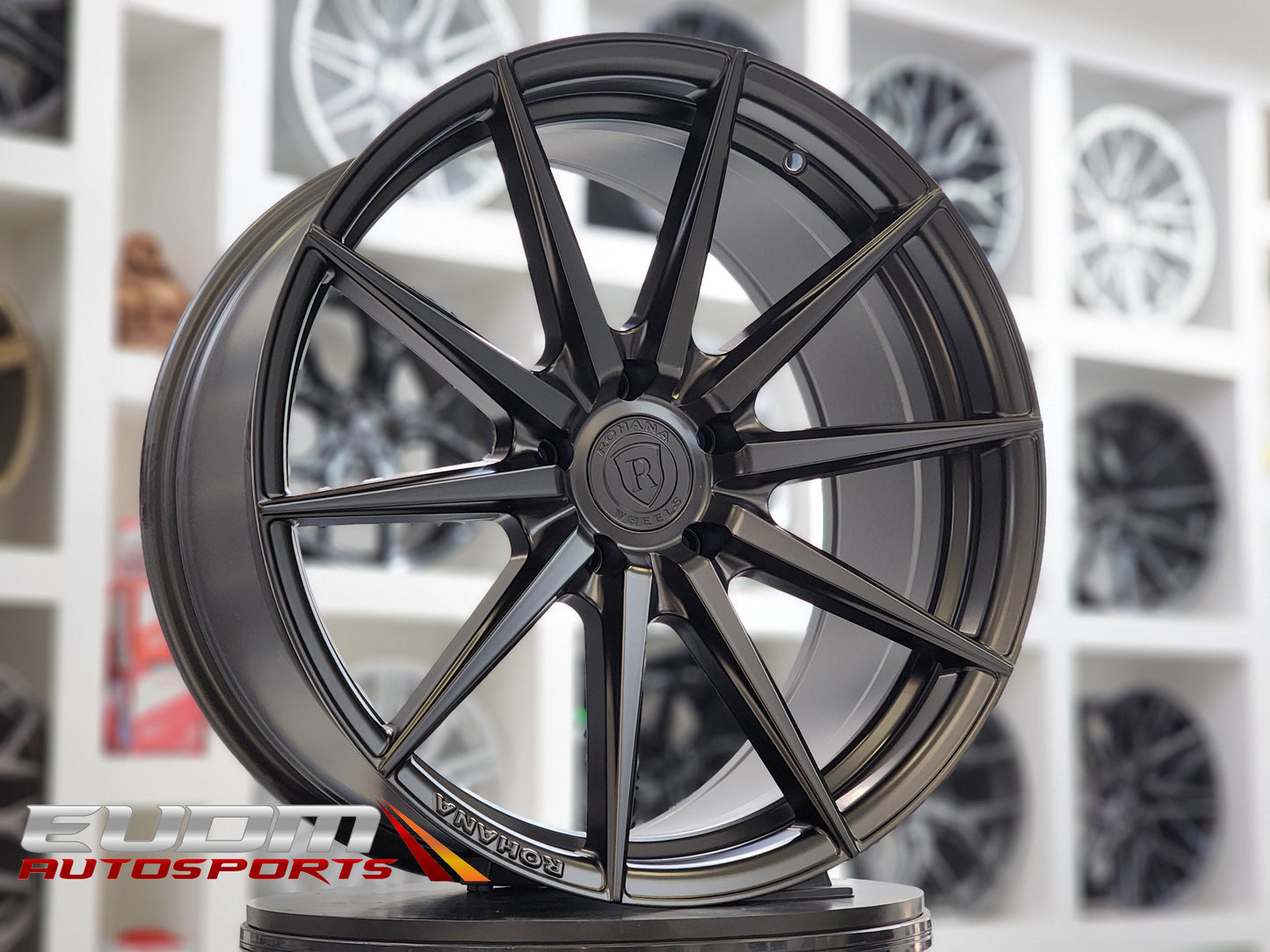 Rohana RFX1 20x11 ET25 Matte Black 5x114 – (Square Set of 4)
