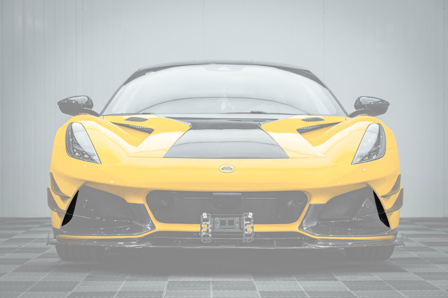 2021-2024 Lotus Emira NYO MNK Style Dry Carbon Fiber Front Bumper Vent Trims - Carbonado