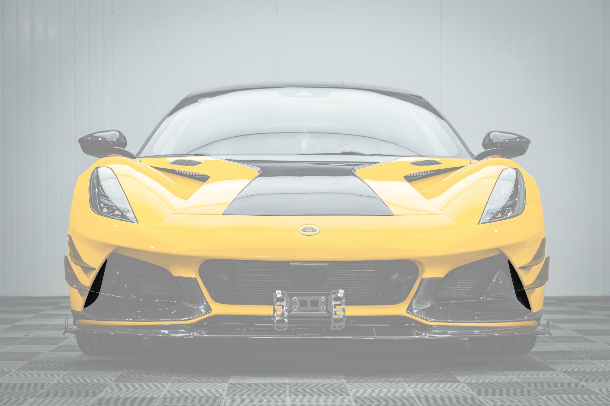 2021-2024 Lotus Emira NYO MNK Style Dry Carbon Fiber Front Bumper Vent Trims - Carbonado