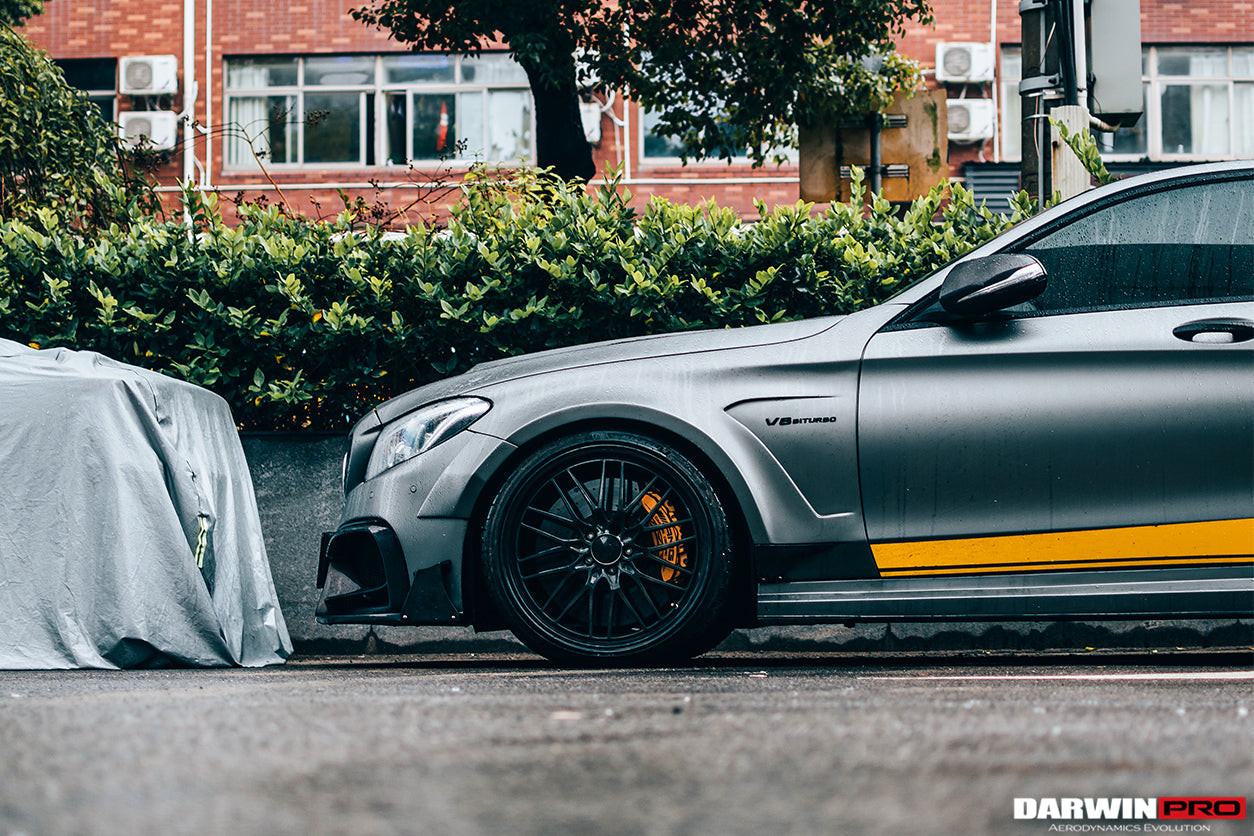 2015-2018 Mercedes Benz W205 C63/S AMG Sedan IMP Performance Partial Carbon Fiber Full Body Kit - DarwinPRO Aerodynamics