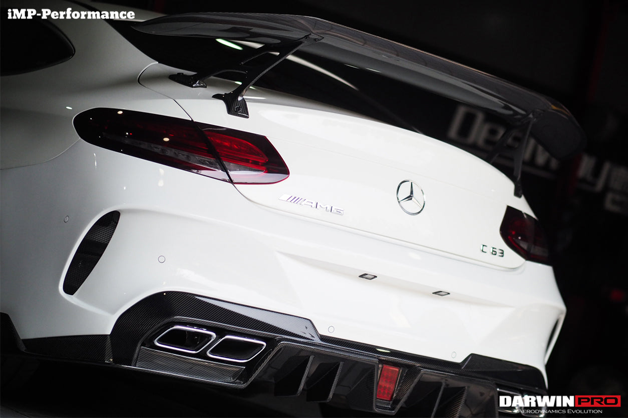 2015-2021 Mercedes Benz C-Class W205 Coupe IMP Performance Carbon Fiber Trunk Spoiler - DarwinPRO Aerodynamics