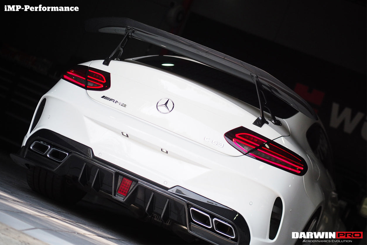 2015-2021 Mercedes Benz C-Class W205 Coupe IMP Performance Carbon Fiber Trunk Spoiler - DarwinPRO Aerodynamics