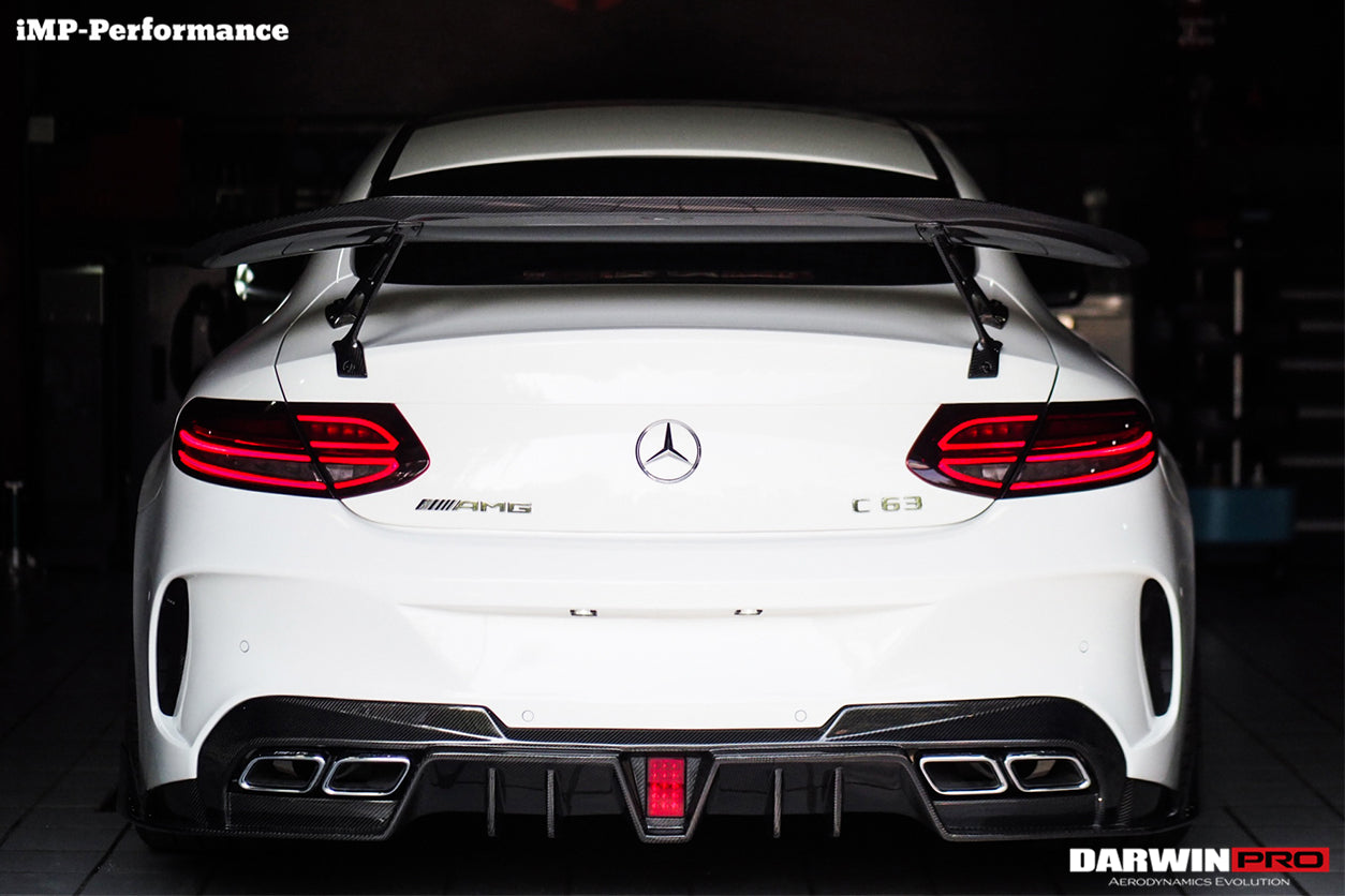 2015-2021 Mercedes Benz C-Class W205 Coupe IMP Performance Carbon Fiber Trunk Spoiler - DarwinPRO Aerodynamics