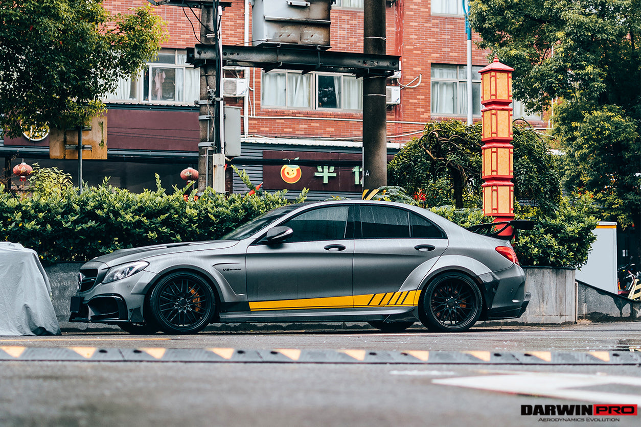 2015-2021 Mercedes Benz C-Class W205 Sedan IMP Performance Carbon Fiber Trunk Spoiler - DarwinPRO Aerodynamics