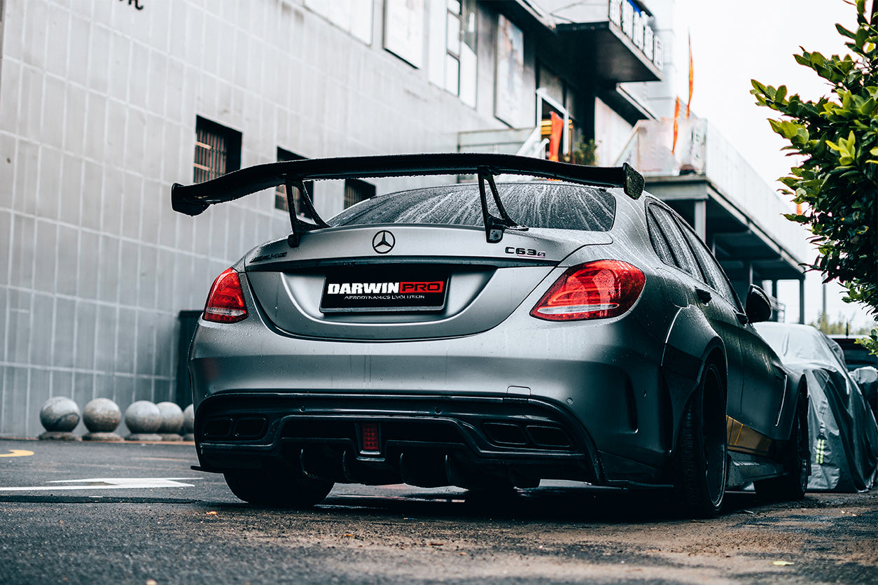 2015-2018 Mercedes Benz W205 C63/S AMG Sedan IMP Performance Partial Carbon Fiber Full Body Kit - DarwinPRO Aerodynamics