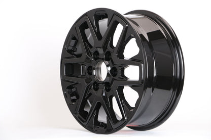 E208 Gloss Black 18x7.5 ET60 6.139 - Square Set (4 Wheels)