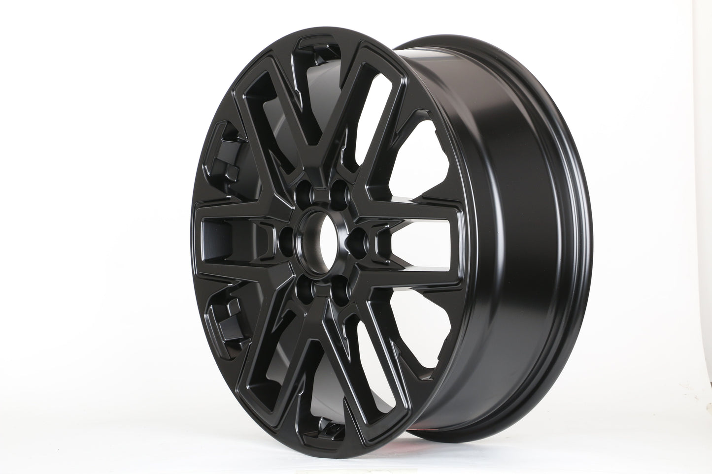 E208 Satin Black 20x7.5 ET60 6.139 - Square Set (4 Wheels)
