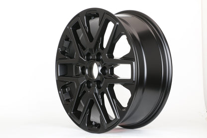 E208 Satin Black 20x7.5 ET60 6.139 - Square Set (4 Wheels)