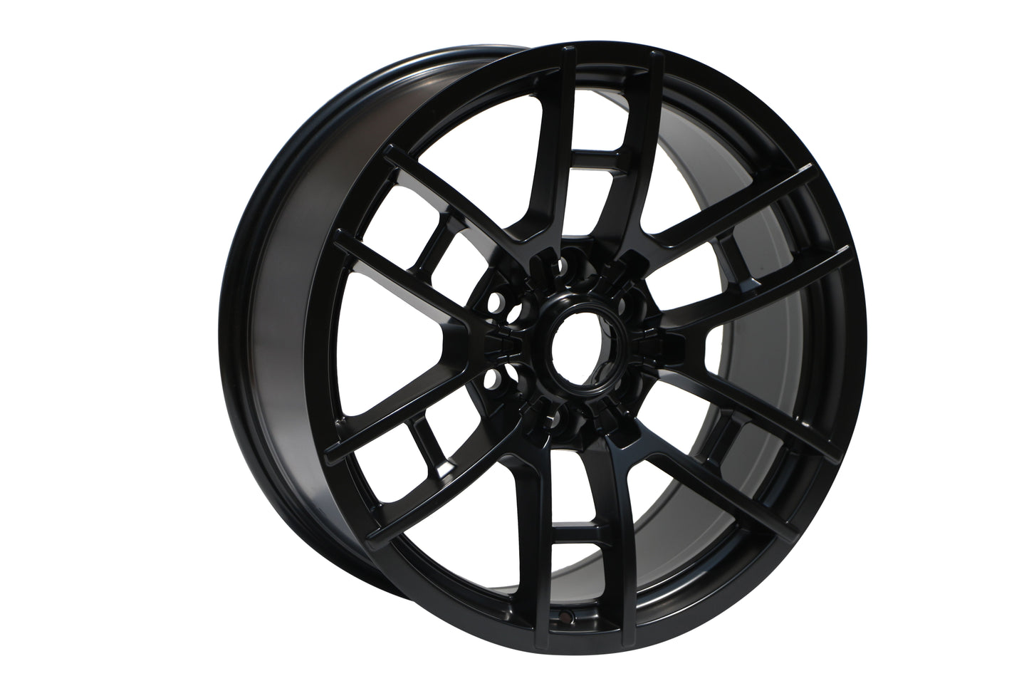 E209 Satin Black 22x9.0 ET15 6.139 - Square Set (4 Wheels)